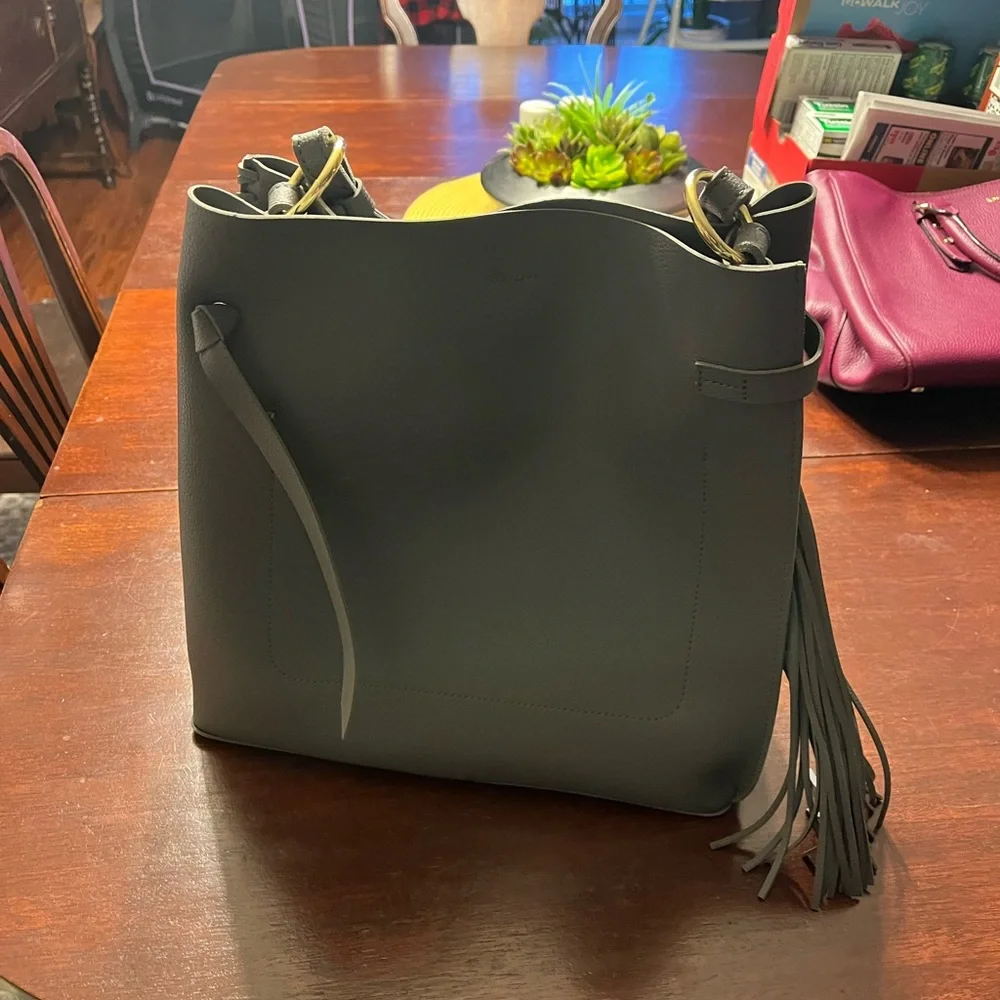 Katie Loxton gray hobo purse